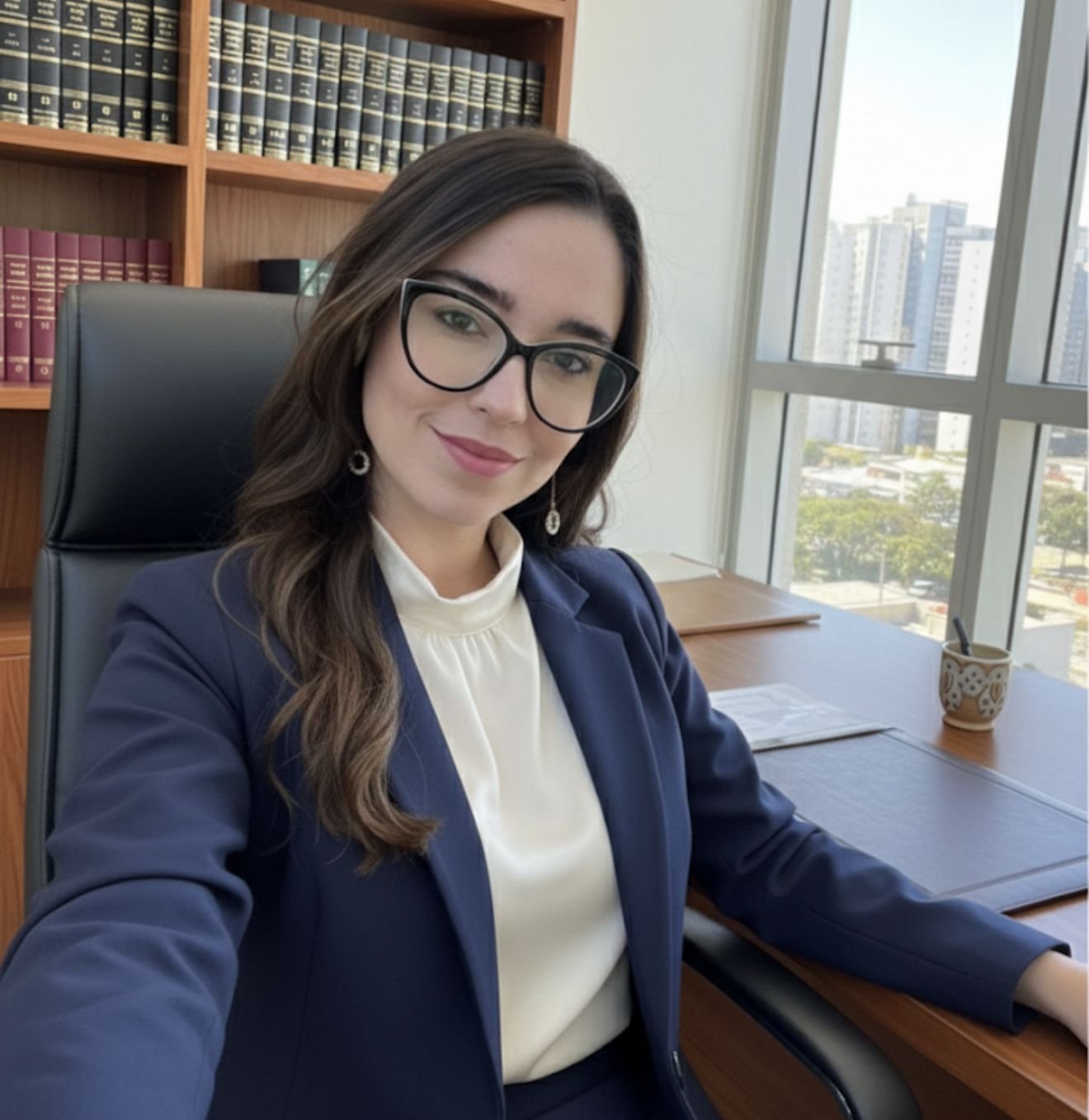 Mulher em traje formal no escritório, Advocacia Cível e Empresarial em Campinas